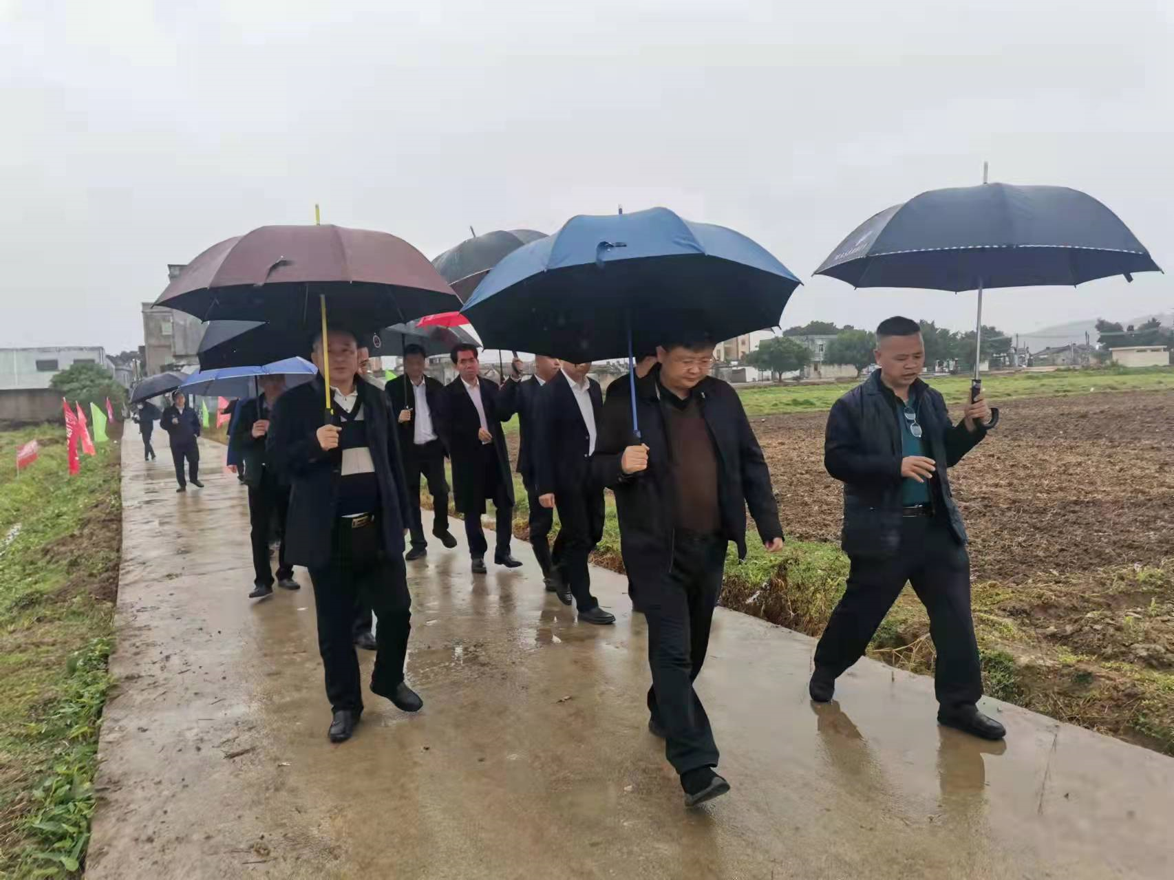 副秘书长钟东鸿,市农业农村局主要负责同志,陆丰市政府负责同志等陪同