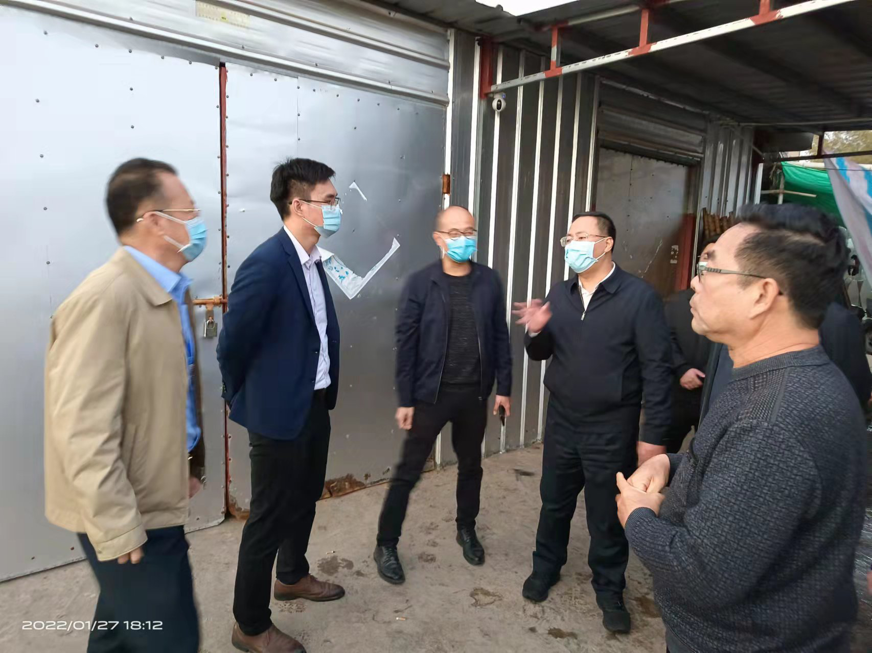 汕尾市市场监督局局长赖建利到望湖社区检查指导工作