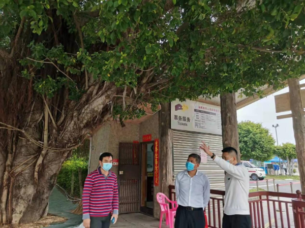 我局田得宏副局长带队检查A级旅游景区疫情防控工作_1