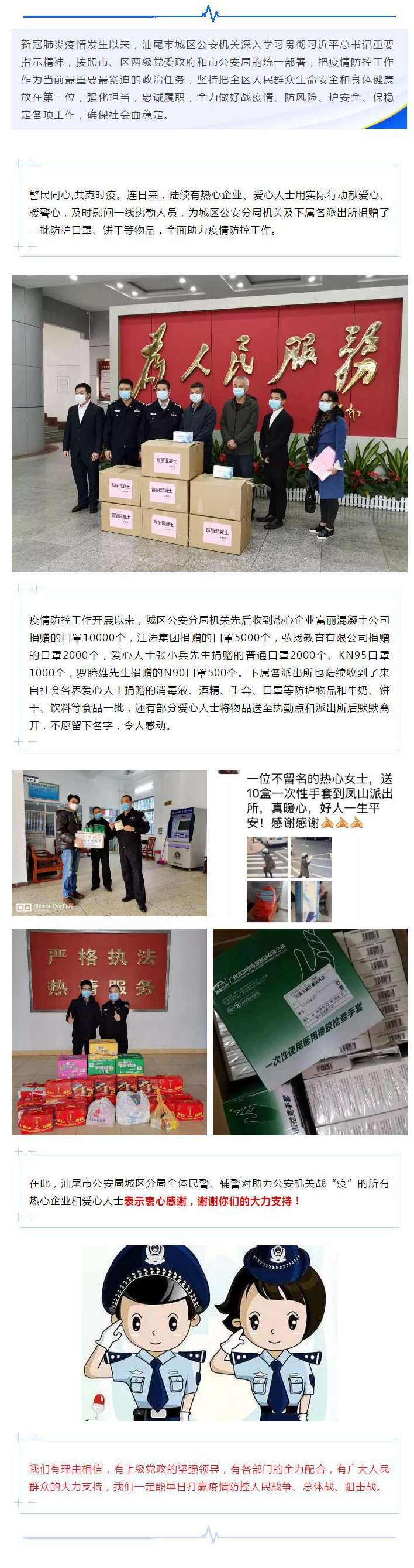 警民鱼水情，同心抗疫情——热心企业和爱心人士向城区公安捐赠物资.jpg