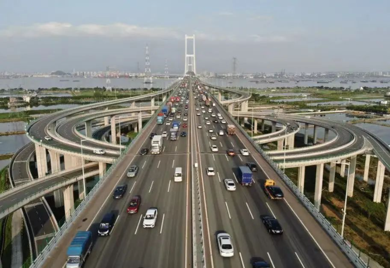 南沙大桥。图源：广东省公路建设有限公司