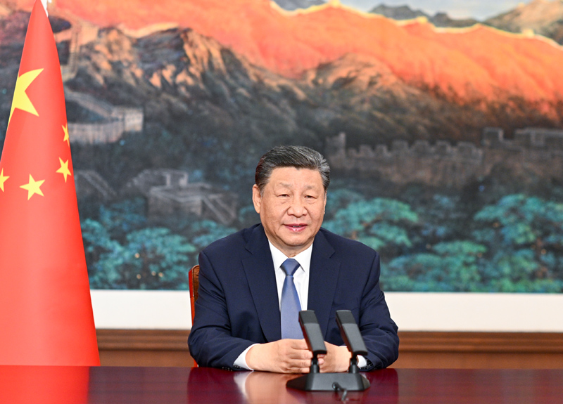 6月6日，中国－吉尔吉斯斯坦－乌兹别克斯坦铁路项目三国政府间协定签字仪式在北京举行，国家主席习近平视频祝贺协定签署。