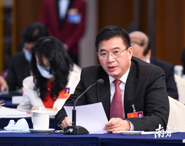 蔡卫平代表。南方日报记者 王辉 摄