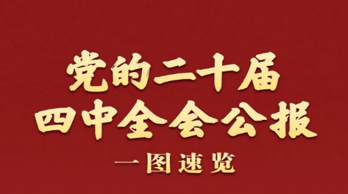 党的二十届四中全会公报一图速览