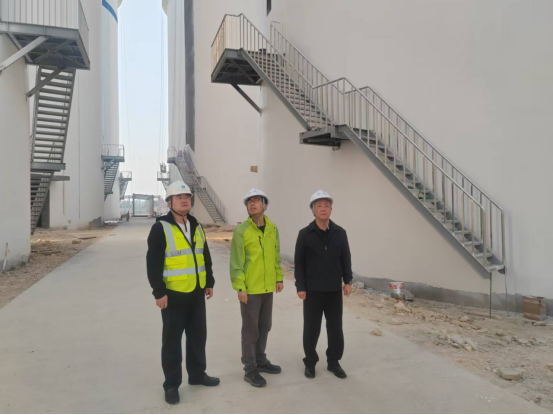 市供销社领导到红海湾督导在建项目岁末年初安全生产工作