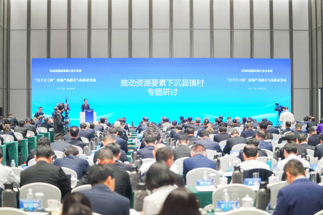 “推动资源要素下沉县镇村”专题研讨