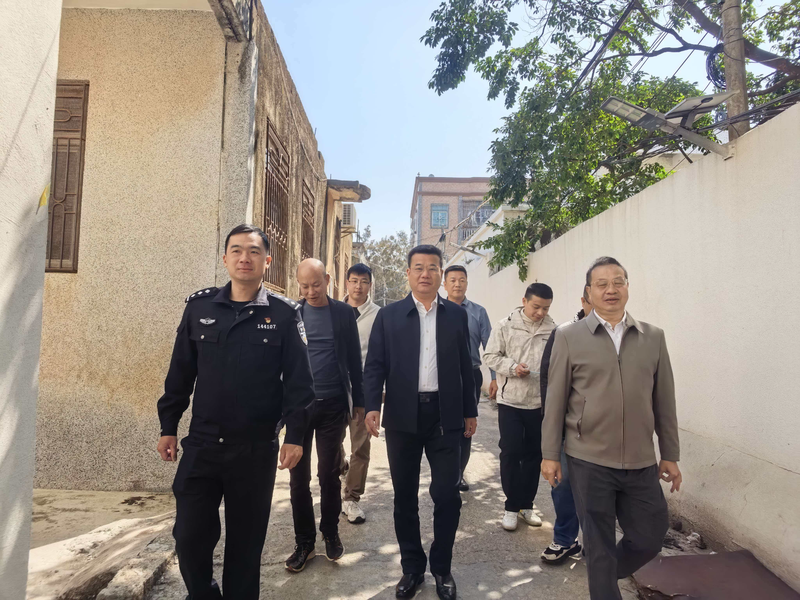 汕尾市统计局赴可湖村调研指导禁毒工作