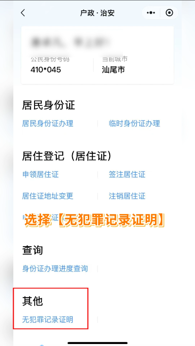 3.选择【无犯罪记录证明】.png