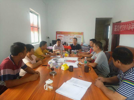 市法制局组工干部到基层开展扫黑除恶专项斗争