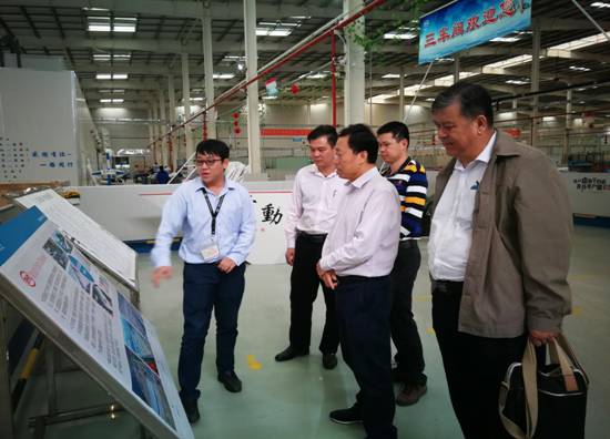 庄乐从总经济师在我市开展重点工作调研指导和