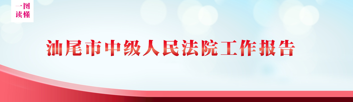 【一图读懂】汕尾市中级人民法院工作报告