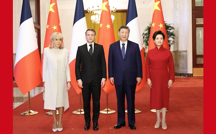 习近平同法国总统马克龙举行会谈