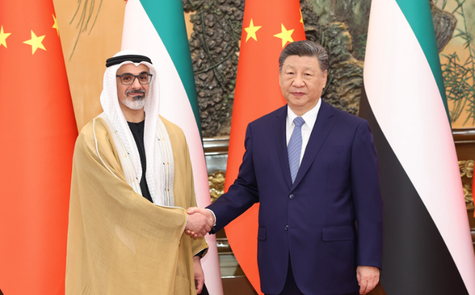 习近平会见阿联酋阿布扎比王储哈立德