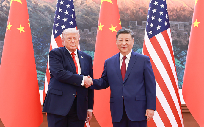 习近平同美国总统特朗普会谈