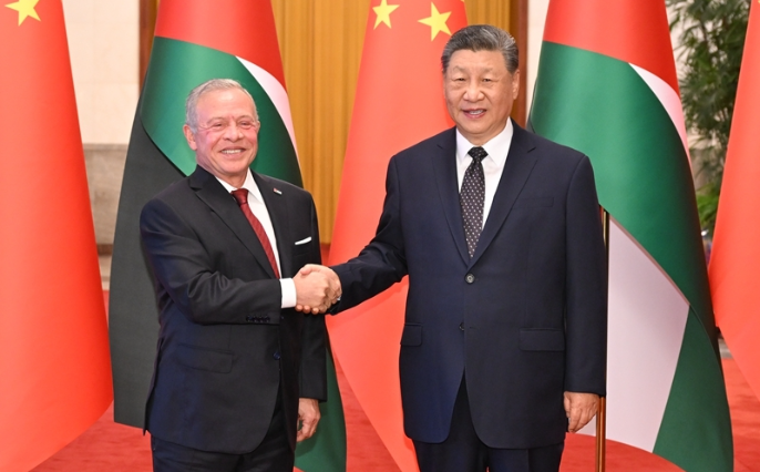 习近平同约旦国王阿卜杜拉二世会谈