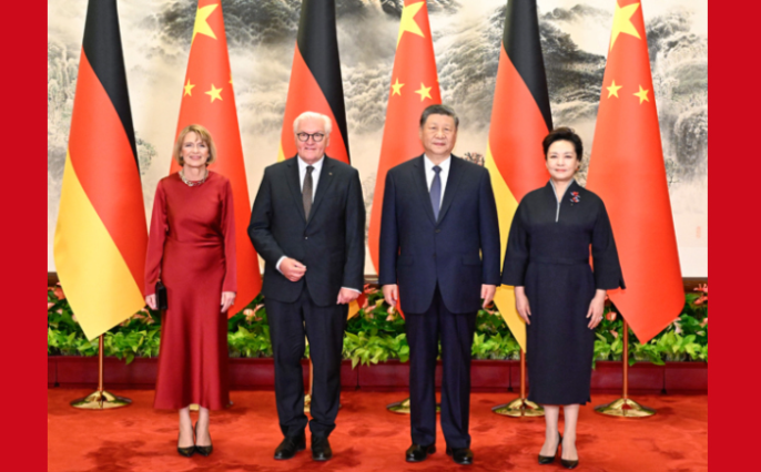 习近平同德国总统施泰因迈尔会谈
